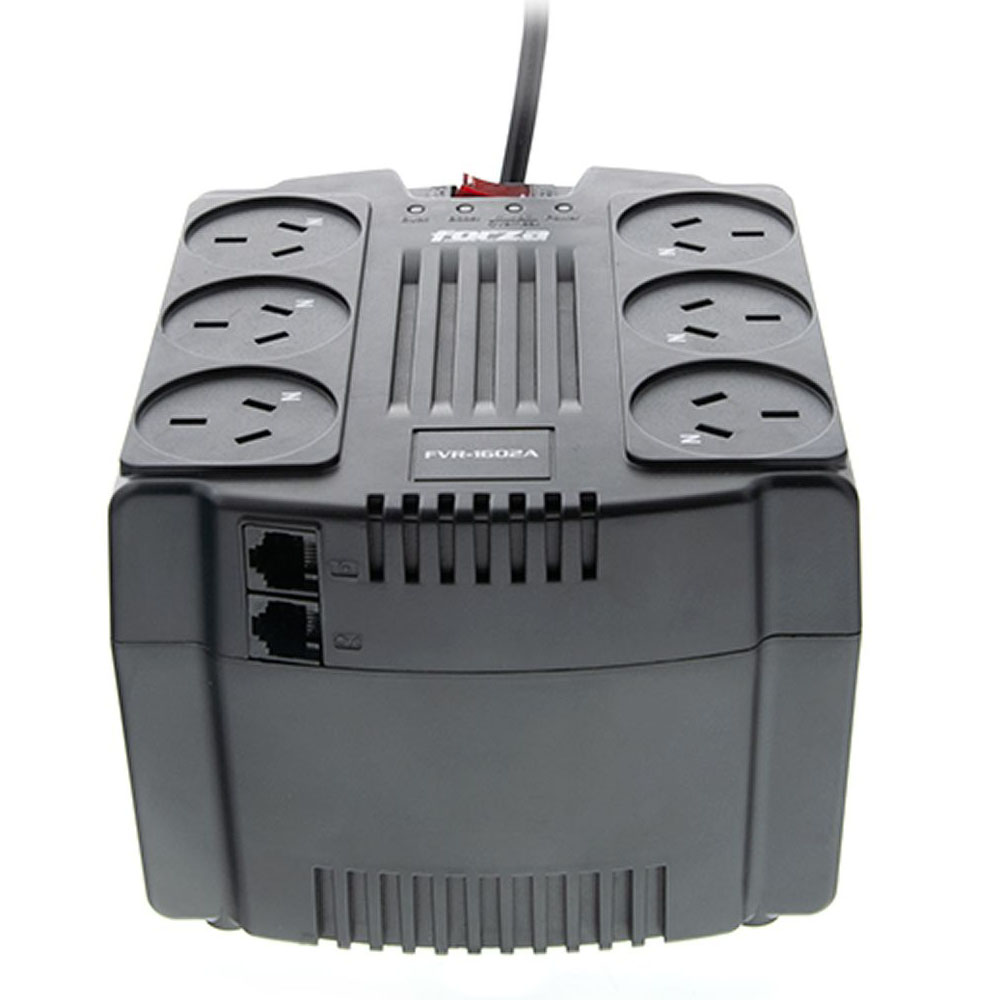 Estabilizador Fvr-1602a Reg 1600va-800w Forza