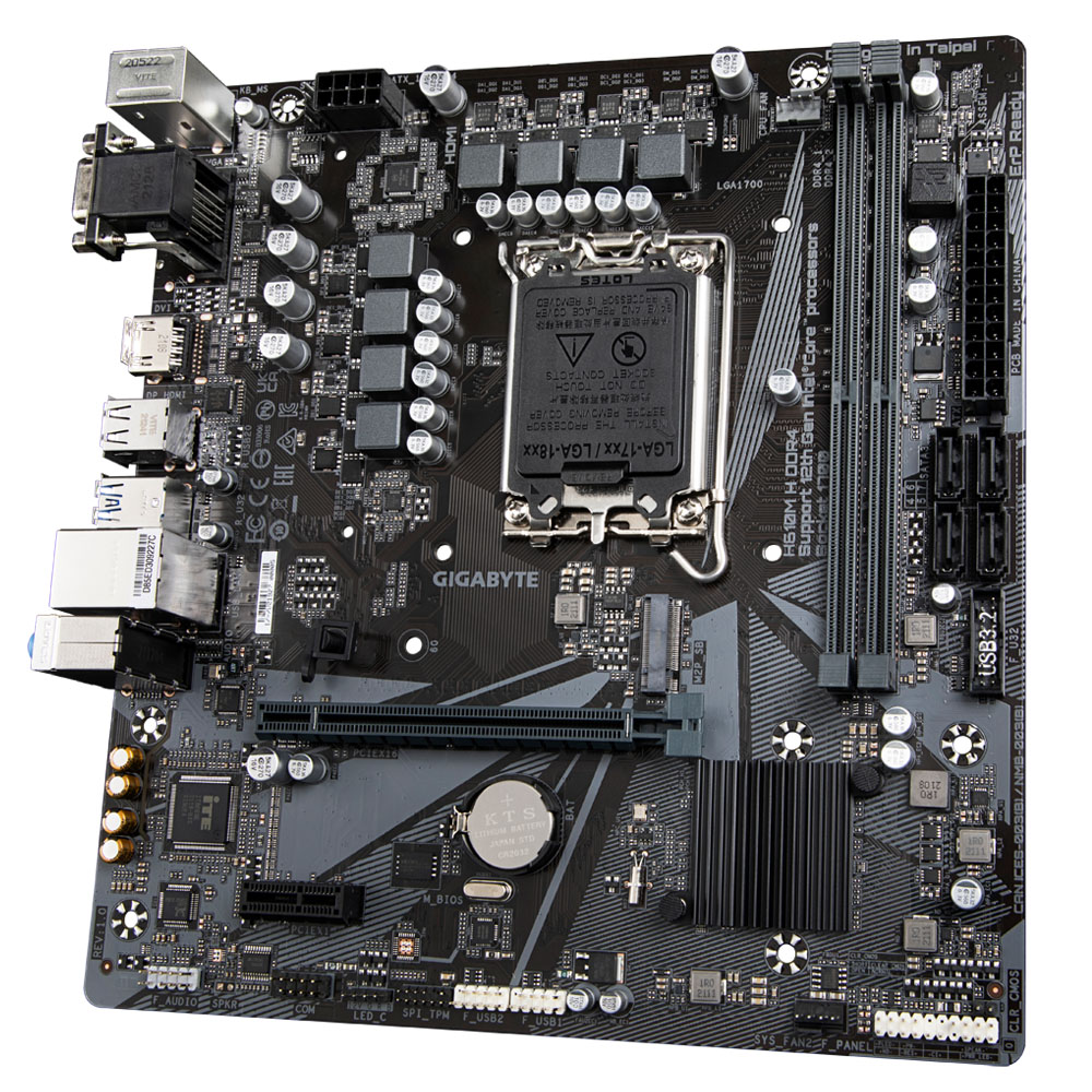Mother H610m H Ddr4 Gigabyte 12gen 