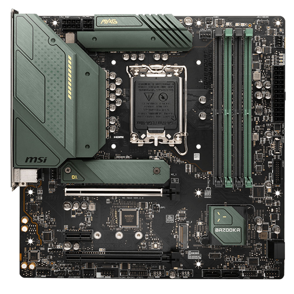 Mother Mag B660m Bazooka Ddr4 Msi 12gen