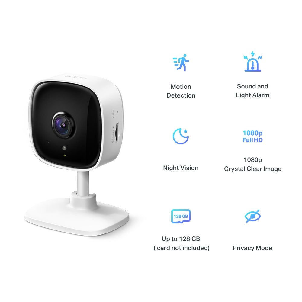 Camara Seguridad Ip Cloud Tapo C100 1080p Wifi Tp-link
