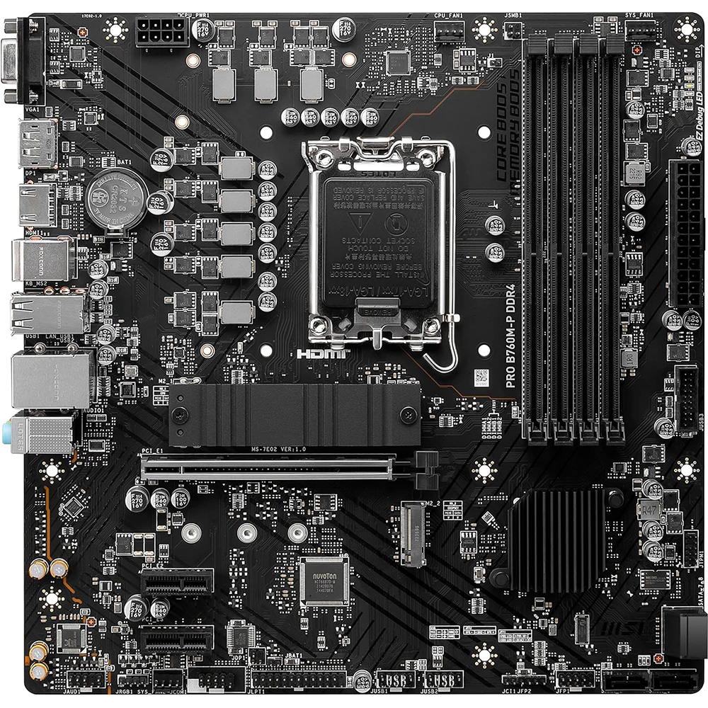 Mother Pro B760m-p Ddr4 Msi 13gen