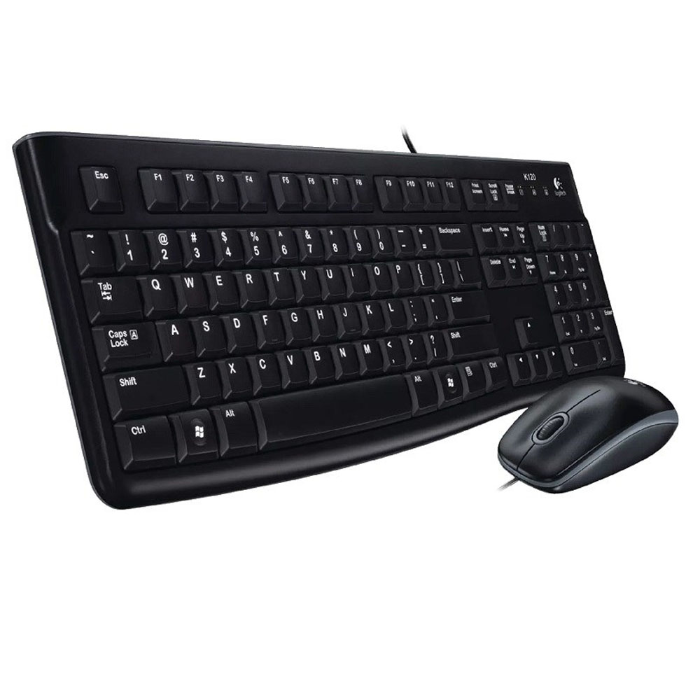 Kit Teclado + Mouse Mk120 Black Logitech