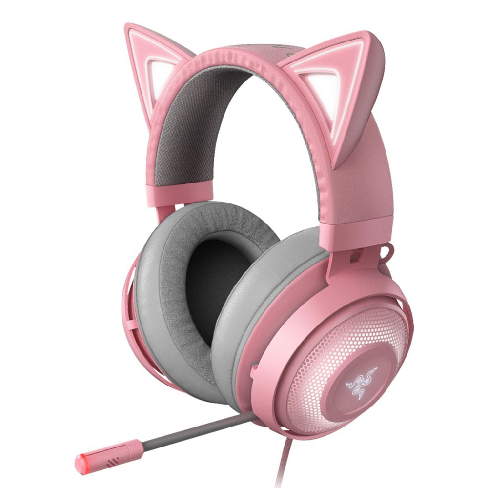 Auricular Kraken Kitty Chroma Quartz Razer