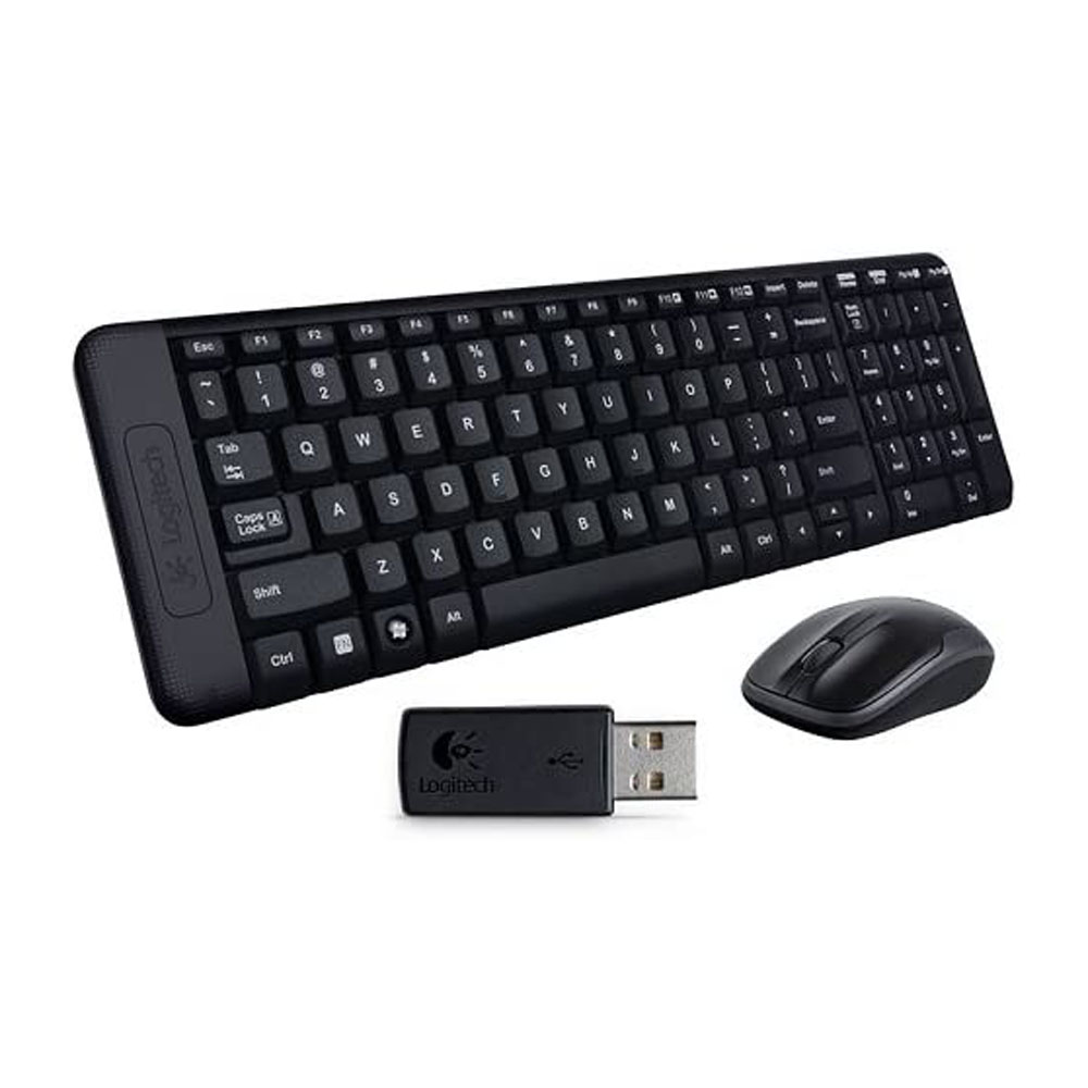 Kit Teclado + Mouse Mk220 Wireless Esp Logitech