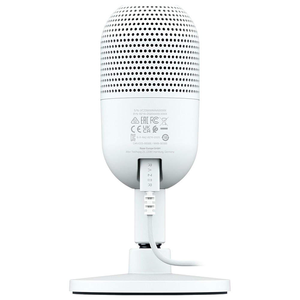 Microfono Seiren V3 Mini Ultra-compact Usb White Razer