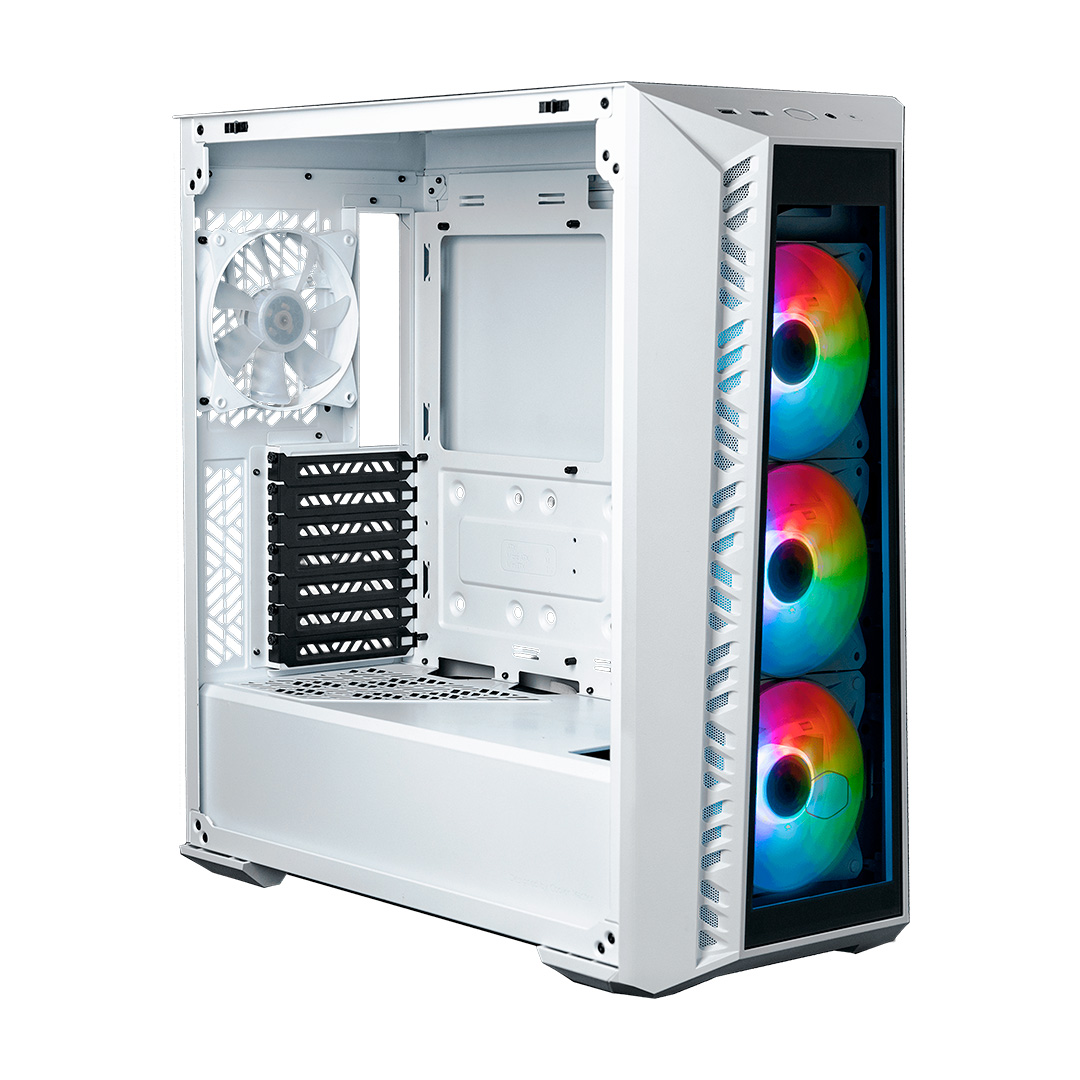 Gabinete Masterbox 520 Tg Argb White Cooler Master
