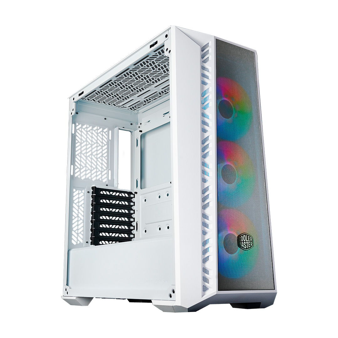 Gabinete Masterbox 520 Tg Mesh Argb White Cooler Master