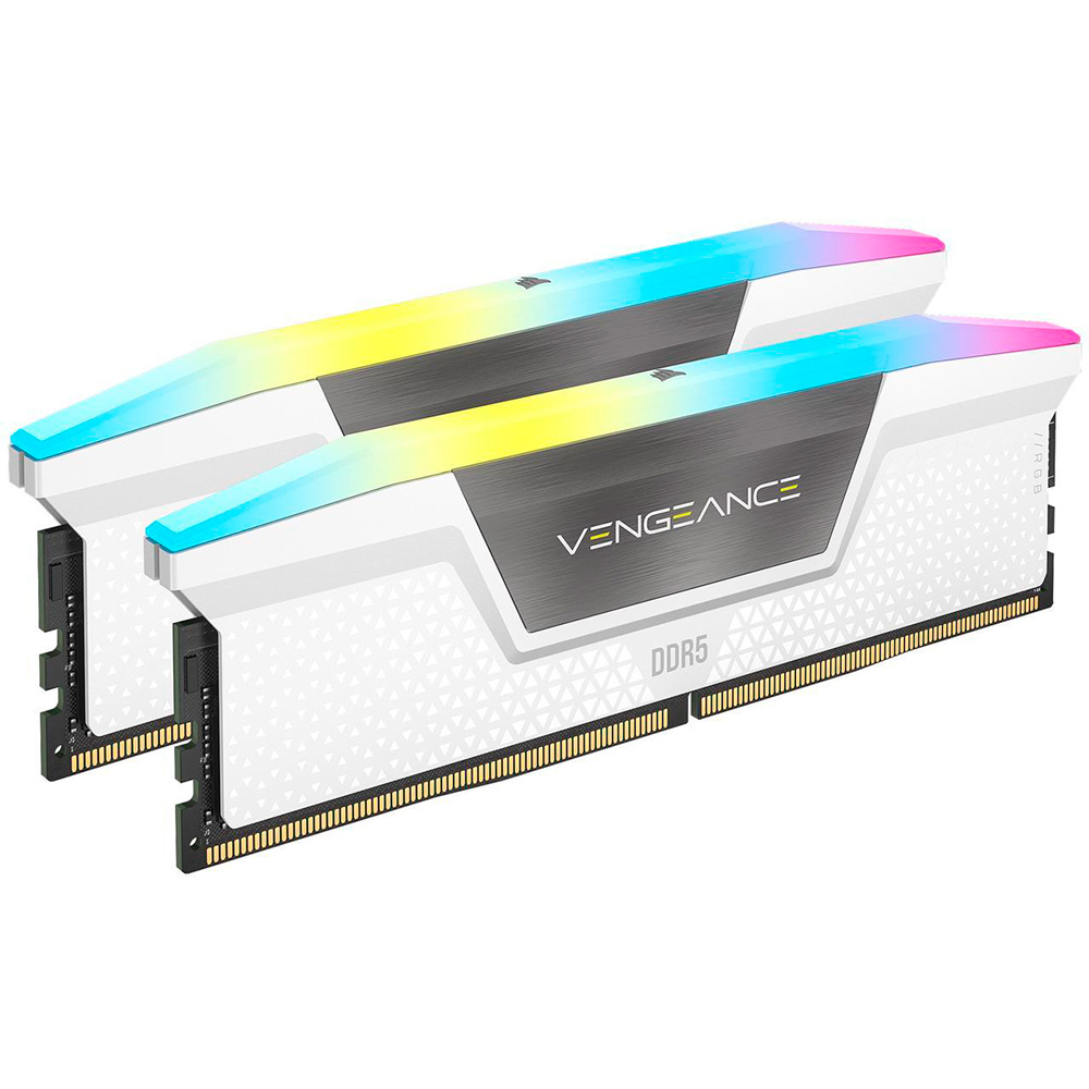 Memoria 32gb 2x16 5200mhz Vengeance Rgb White Ddr5 Corsair