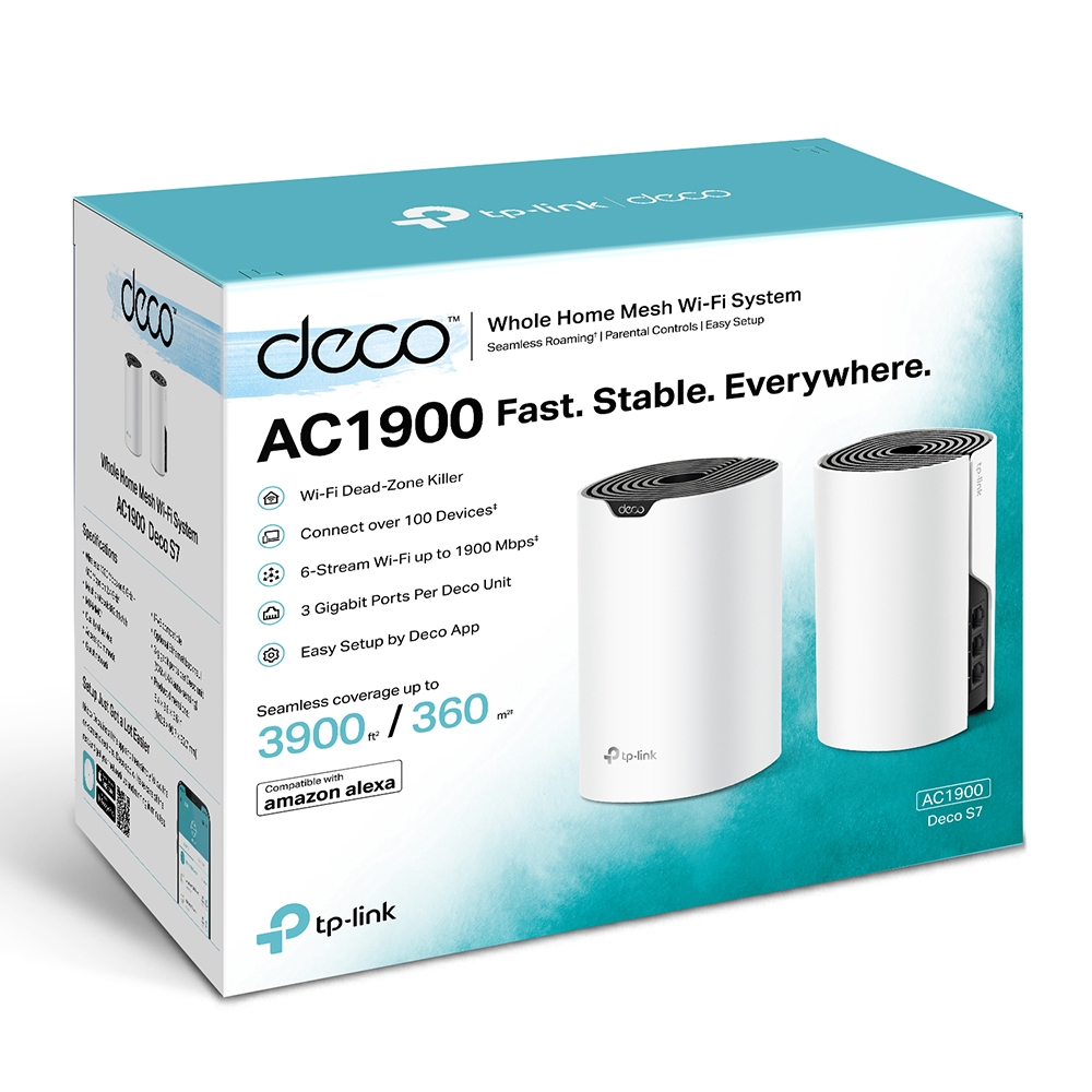 Router Deco S7 Wifi Mesh Ac1900 Pack X2 Tp-link