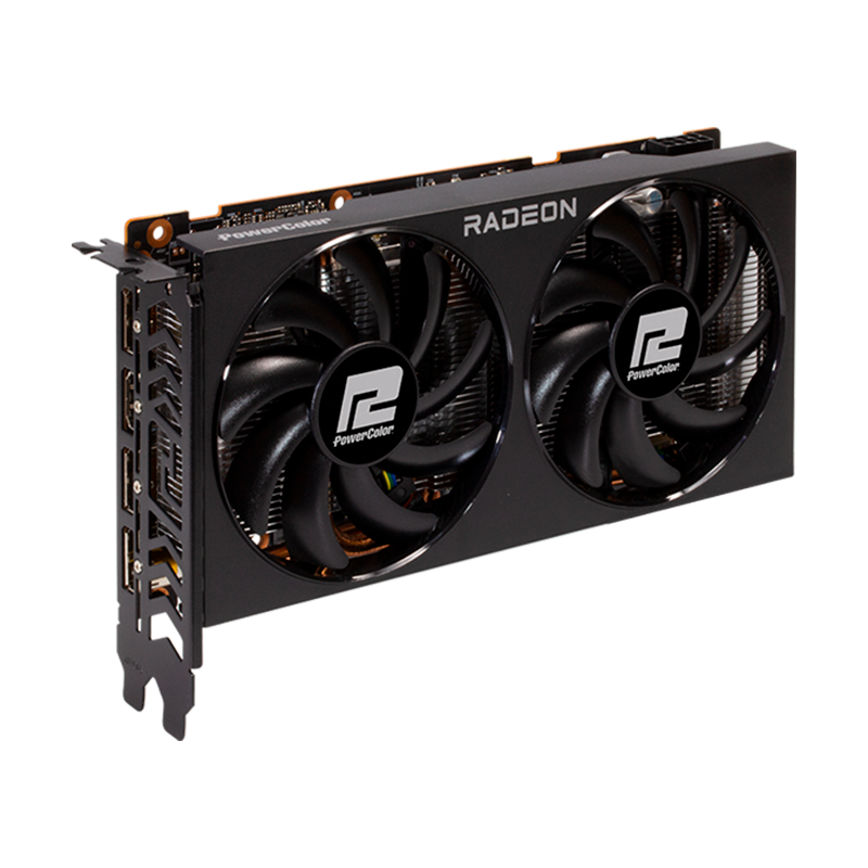 Placa De Video Radeon Rx 6600 Xt Fighter Powercolor