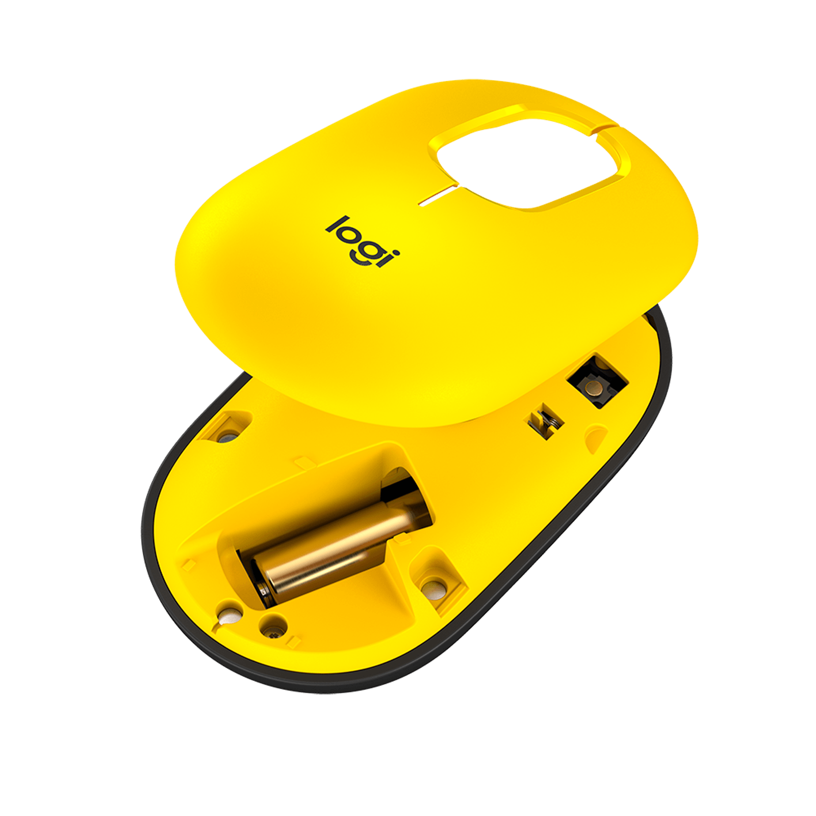 Mouse Pop Yellow Blast Wireless Logitech