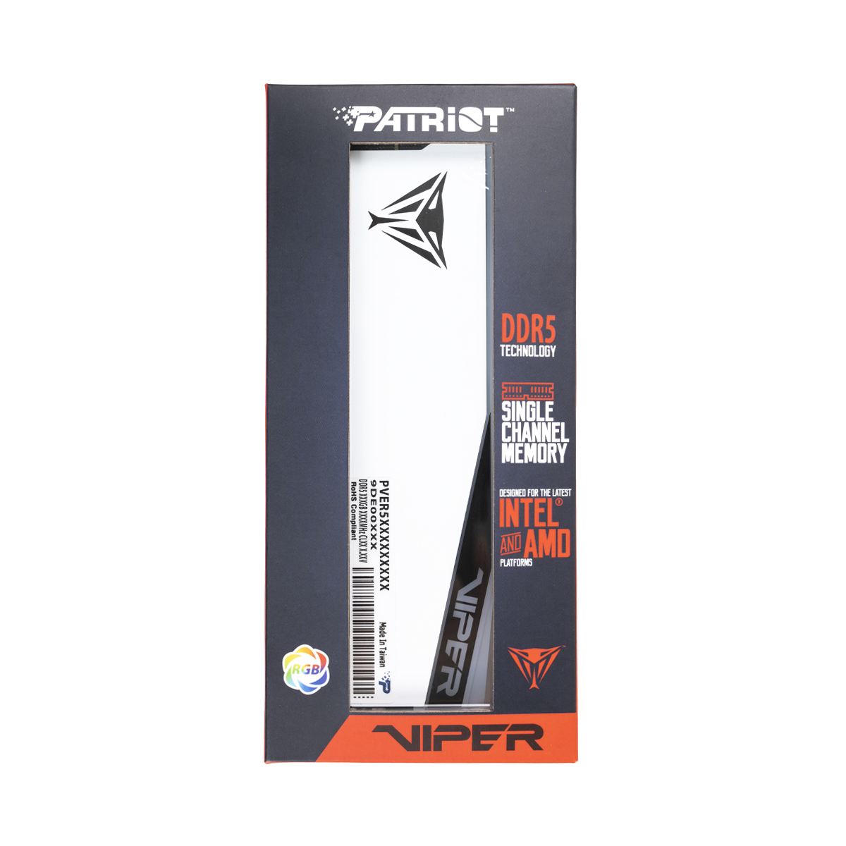 Memoria 32gb 6000mhz Ddr5 Viper Elite 5 White Rgb Patriot