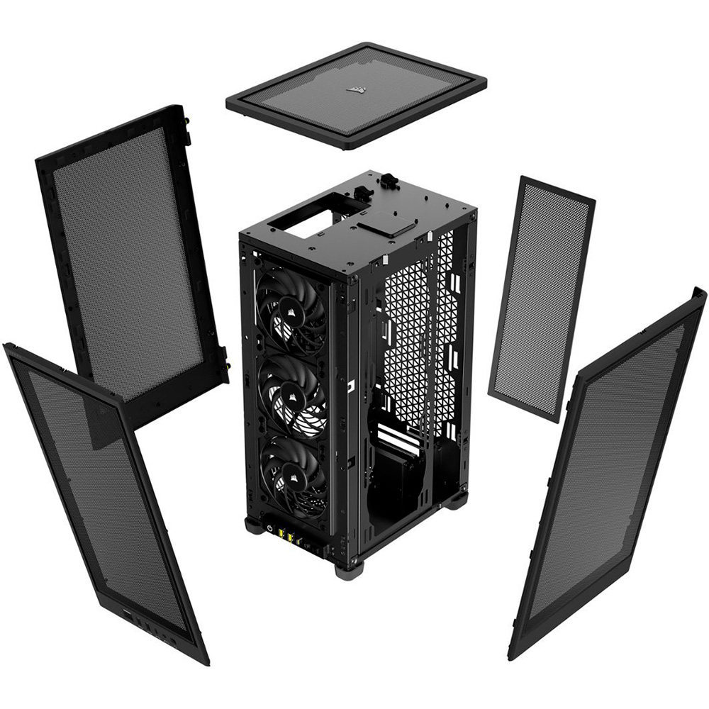 Gabinete 2000d Airflow Mini Itx Black Corsair
