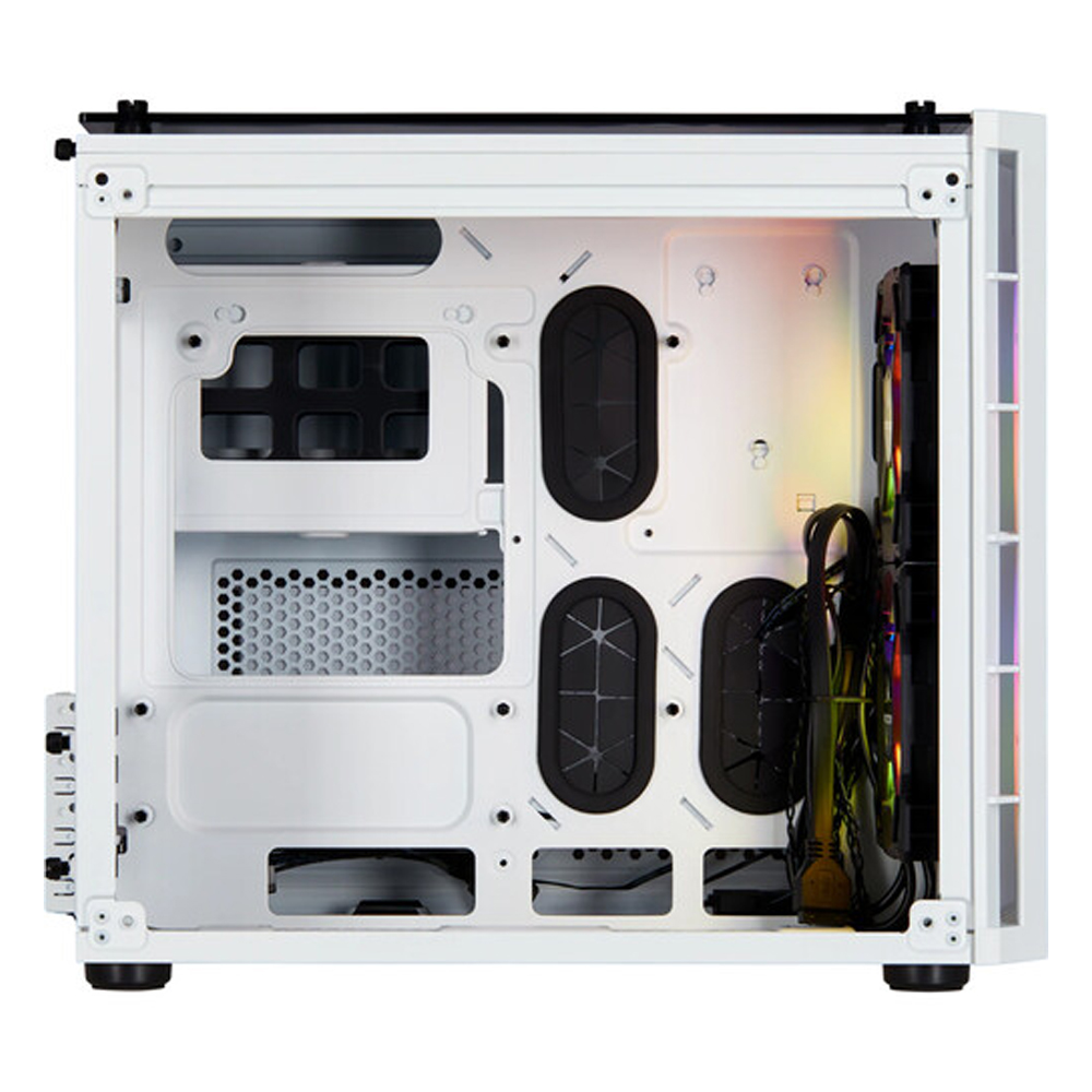 Gabinete Crystal 280x Rgb Tg White Corsair