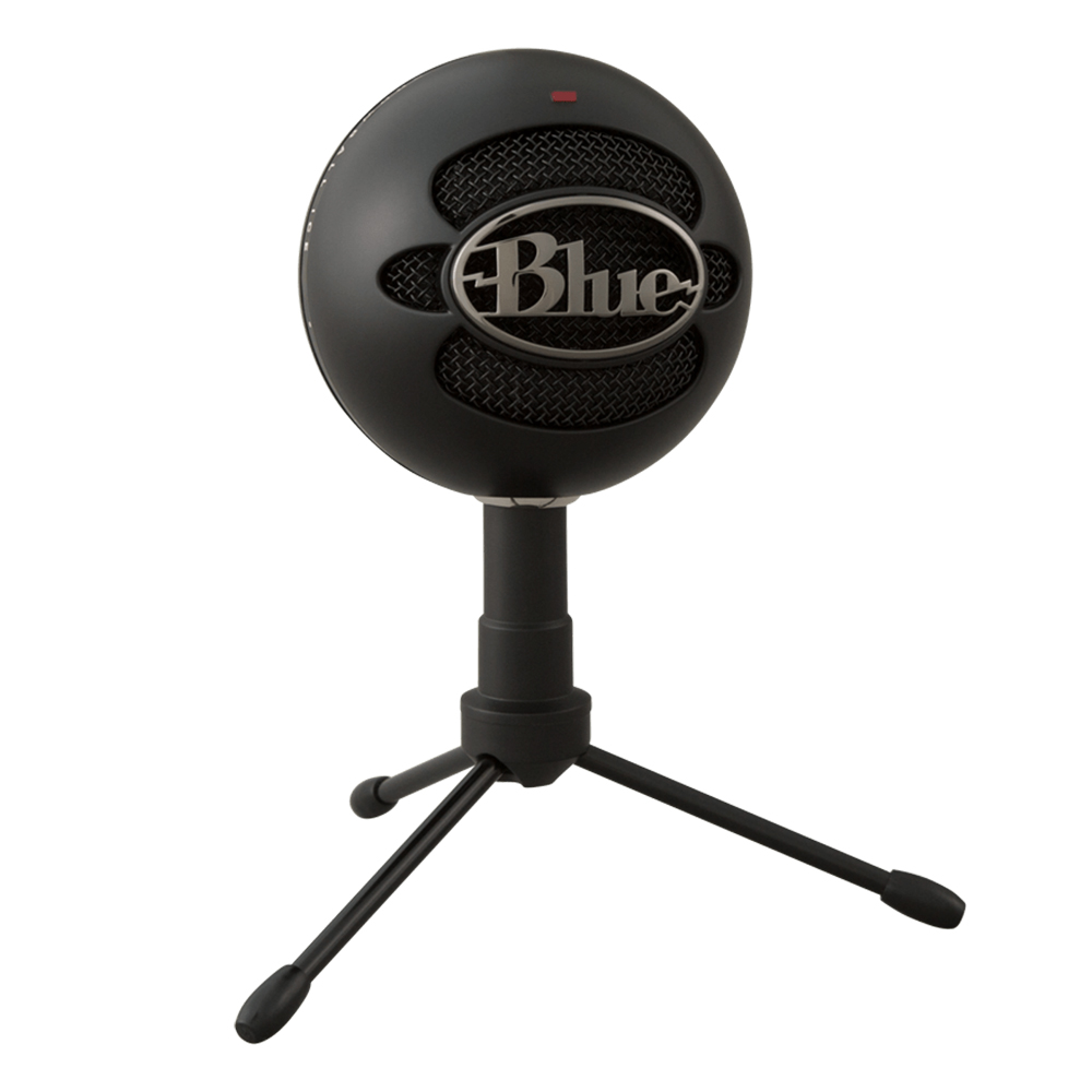 Microfono Snowball Ice Black Blue By Logitech