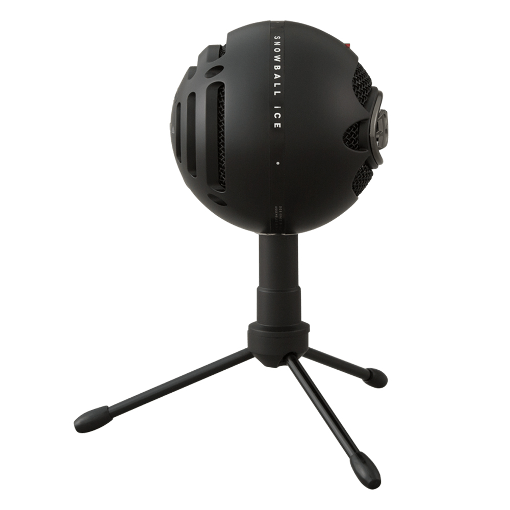 Microfono Snowball Ice Black Blue By Logitech