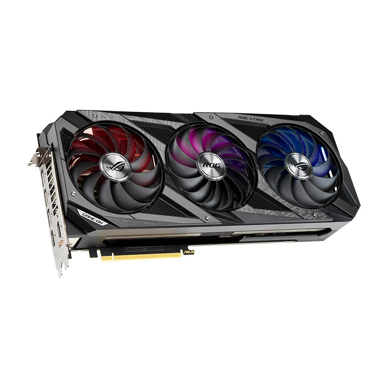 Placa De Video Asus Nvidia Geforce Rtx 3080 Ti O12g Gaming Rog Strix