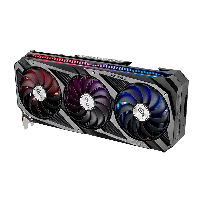 Placa De Video Asus Nvidia Geforce Rtx 3080 Ti O12g Gaming Rog Strix