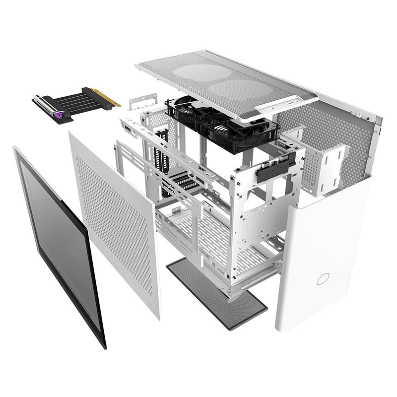 Gabinete Masterbox Nr200p White Itx Cooler Master