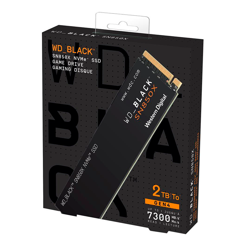 Disco Ssd 2tb M.2 Sn850x Nvme Gen4 Black Wd