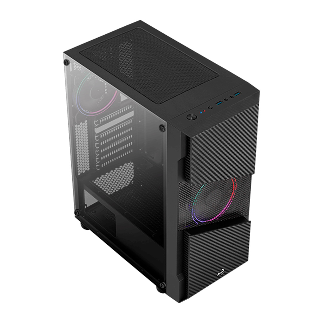 Gabinete Menace Saturn Frgb Tg Aerocool