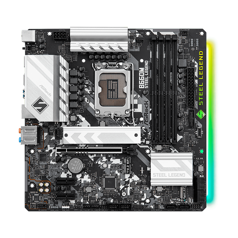 Mother B660m Steel Legend Ddr4 Asrock 12gen