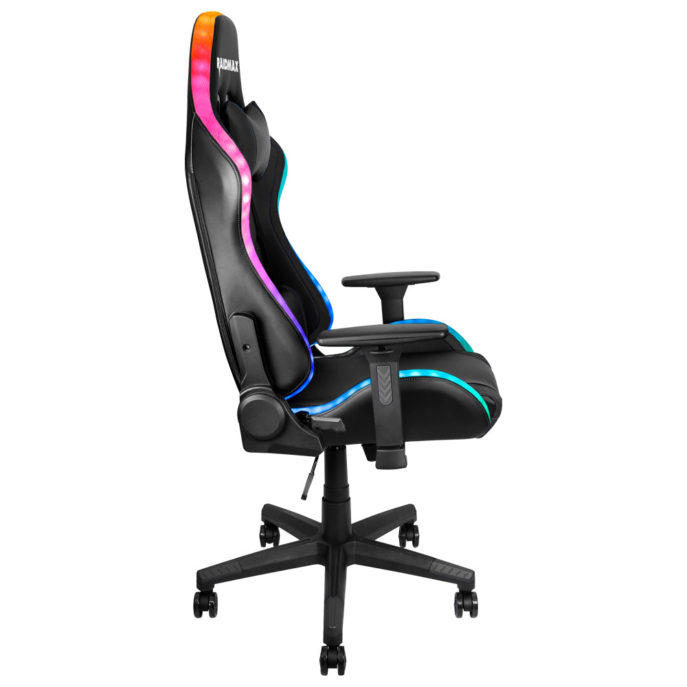 Silla Gamer Dk-925wt Negra Argb Raidmax