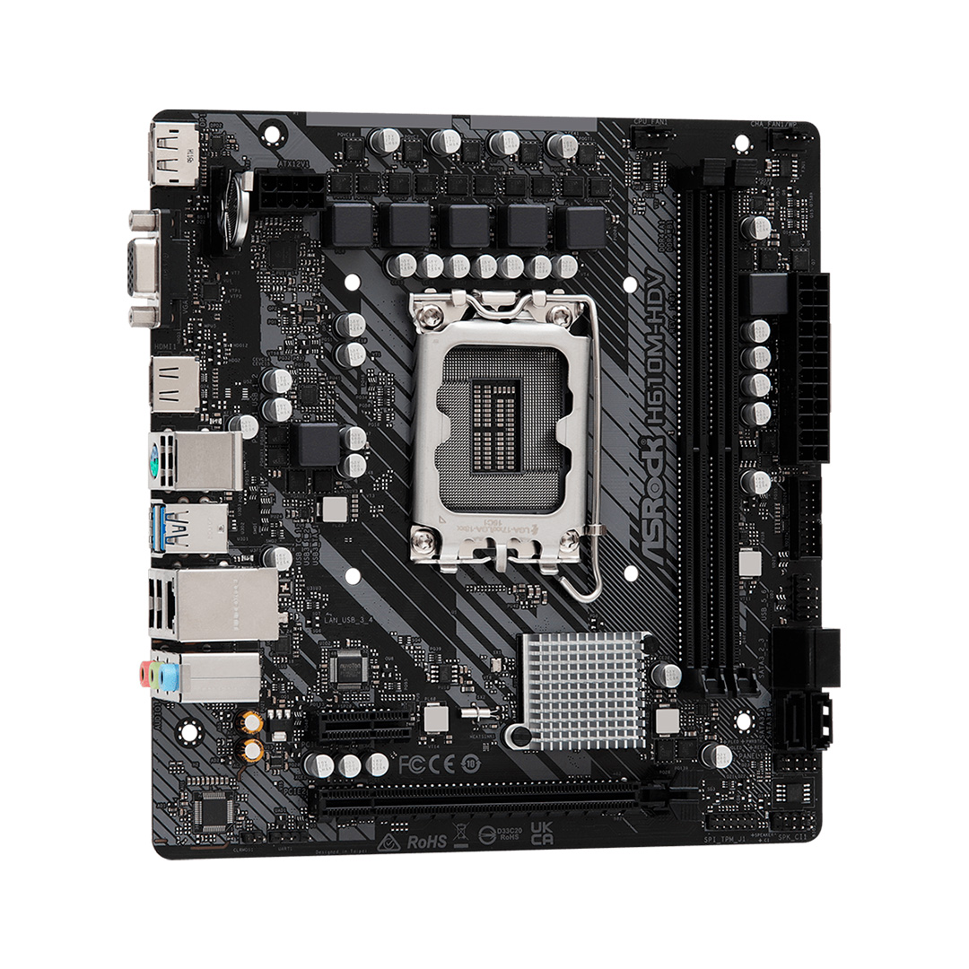 Mother H610m-hdv Asrock 12gen