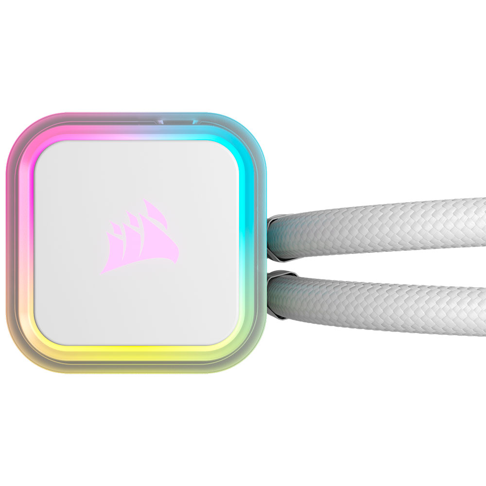 Water Cooling Icue H100i Rbg Elite White 240 Corsair