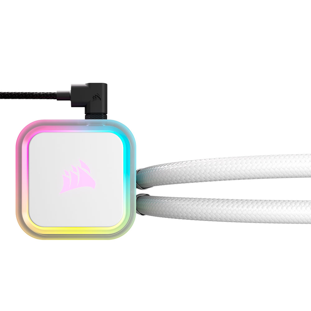 Water Cooling Icue H100i Rbg Elite White 240 Corsair