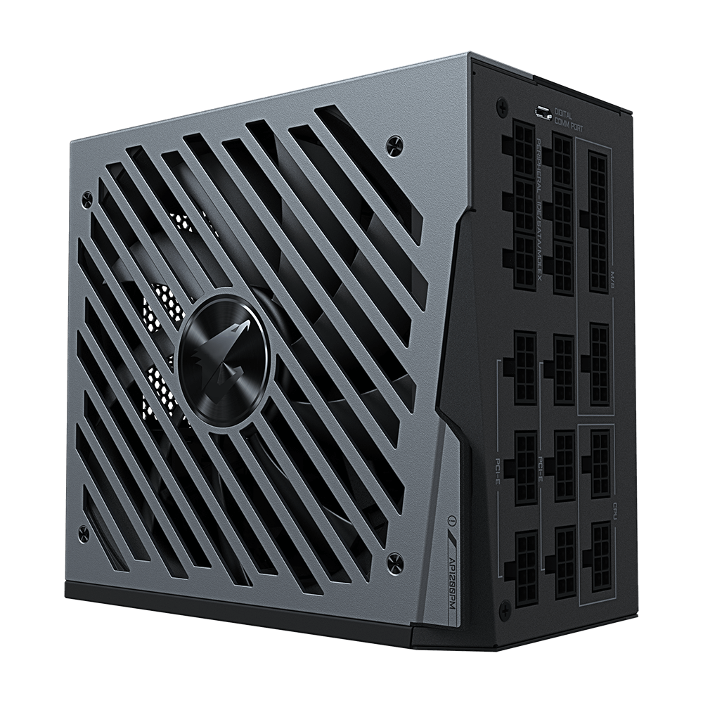 Fuente 1200w 80+ Platinum Modular Led Display Aorus Gigabyte