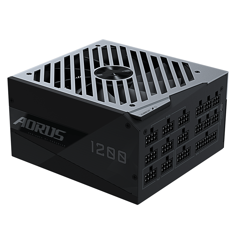Fuente 1200w 80+ Platinum Modular Led Display Aorus Gigabyte