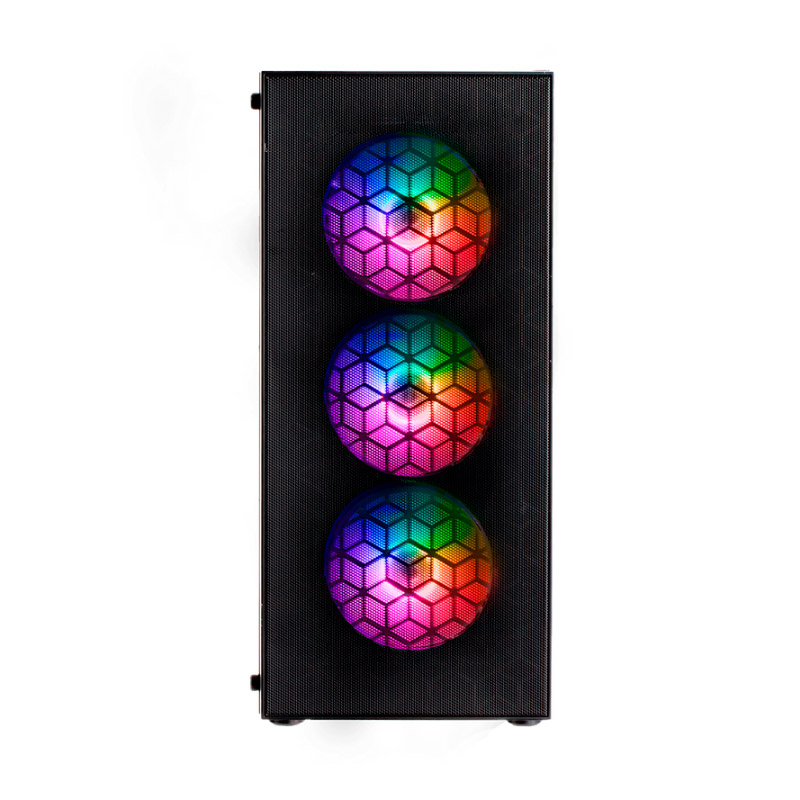 Gabinete Meshian X921 Mesh Tg Frgb 6 Fans Raidmax