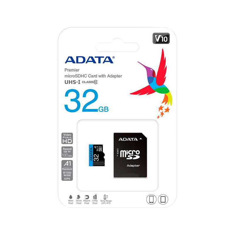 Memoria Micro Sd 32gb Premier Clase 10 Adata