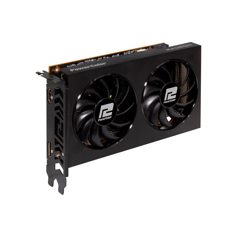 Placa De Video Radeon Rx 6500 Xt Fighter Oc 4gb Powercolor