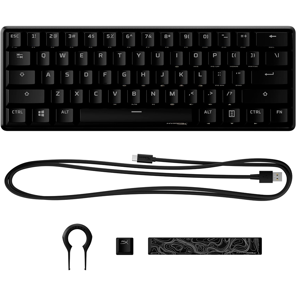 Teclado Alloy Origins 60 Switch Red Us Hyperx