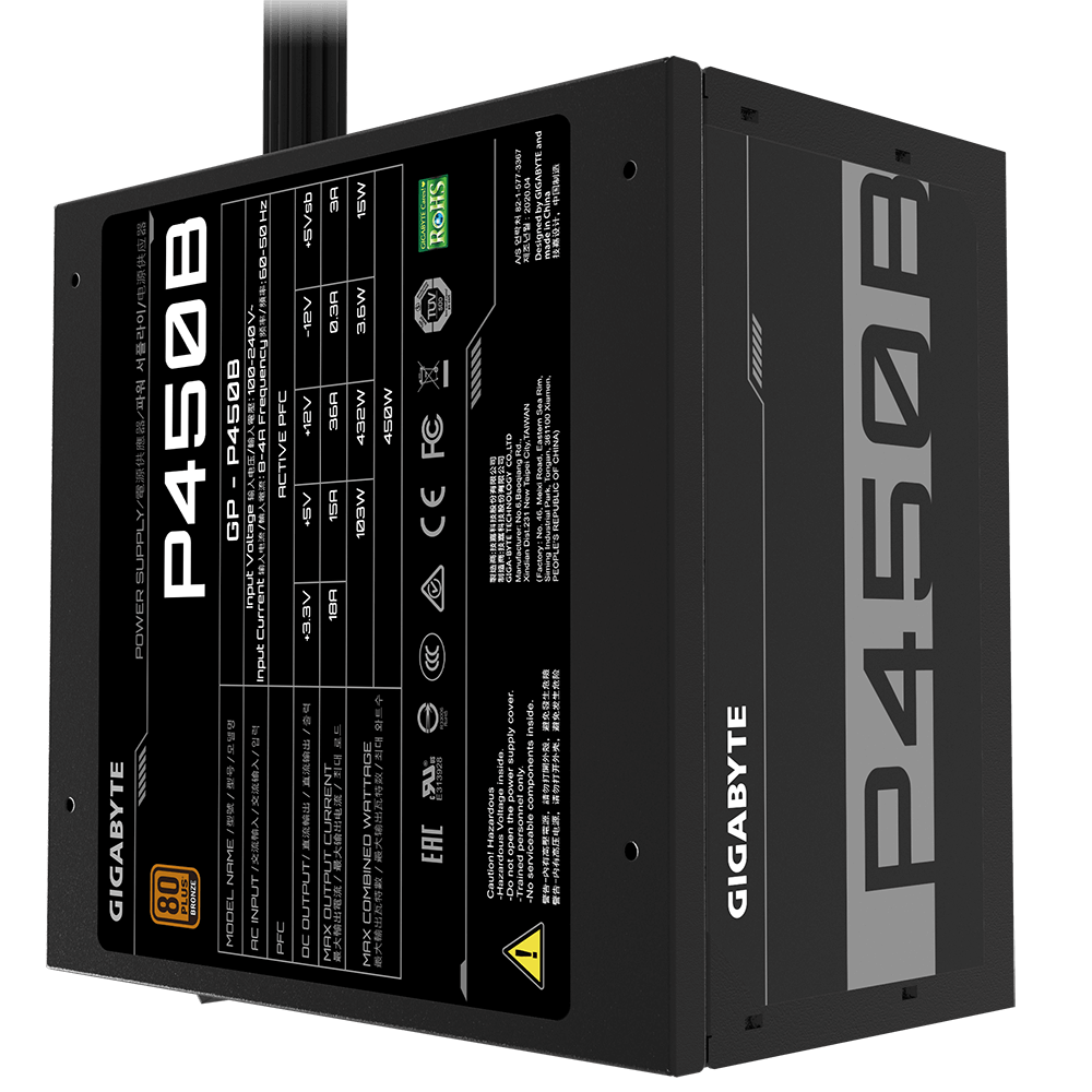 Fuente 450w 80+ Bronze Gigabyte
