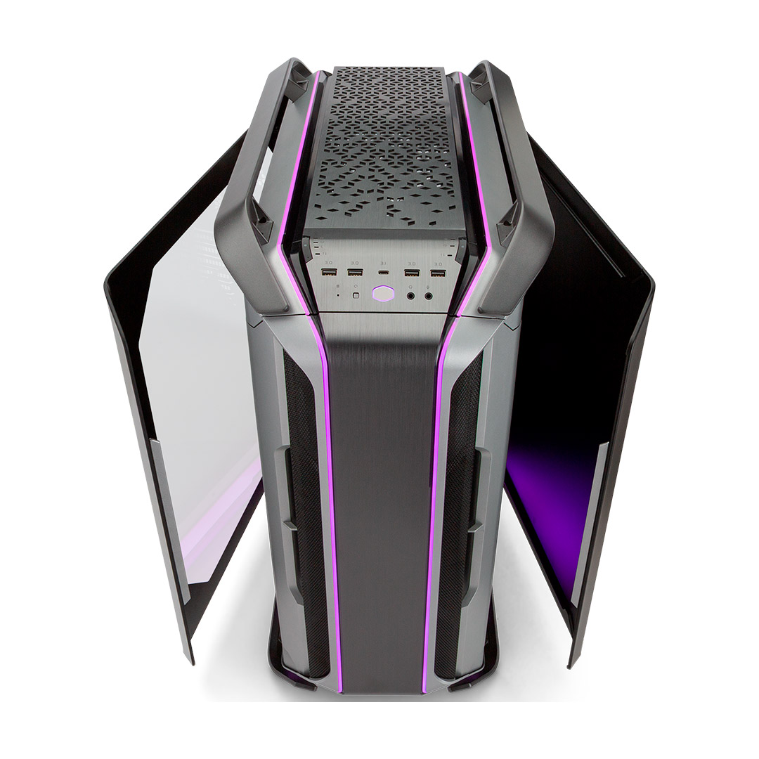 Gabinete C700m Cosmos Black Tg Argb Full Tower Cooler Master