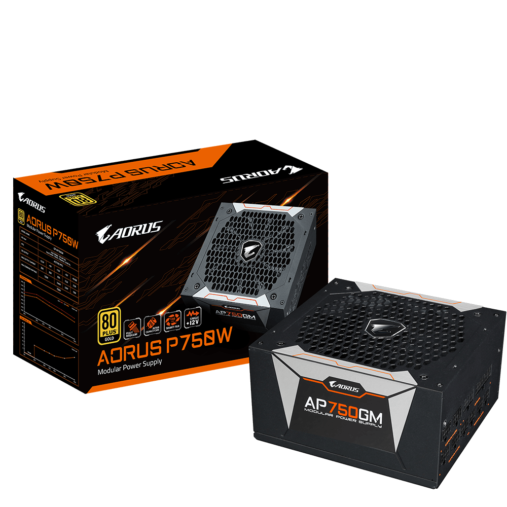  Fuente 750w 80+ Gold Modular Aorus Gigabyte
