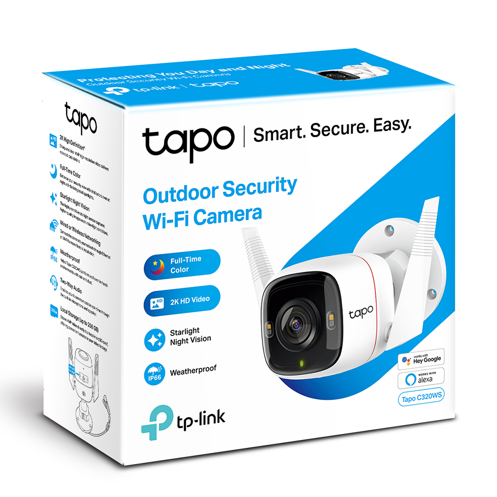 Camara Seguridad Ip Cloud Tapo C320ws 2k Wifi-eth Exterior Tp-link