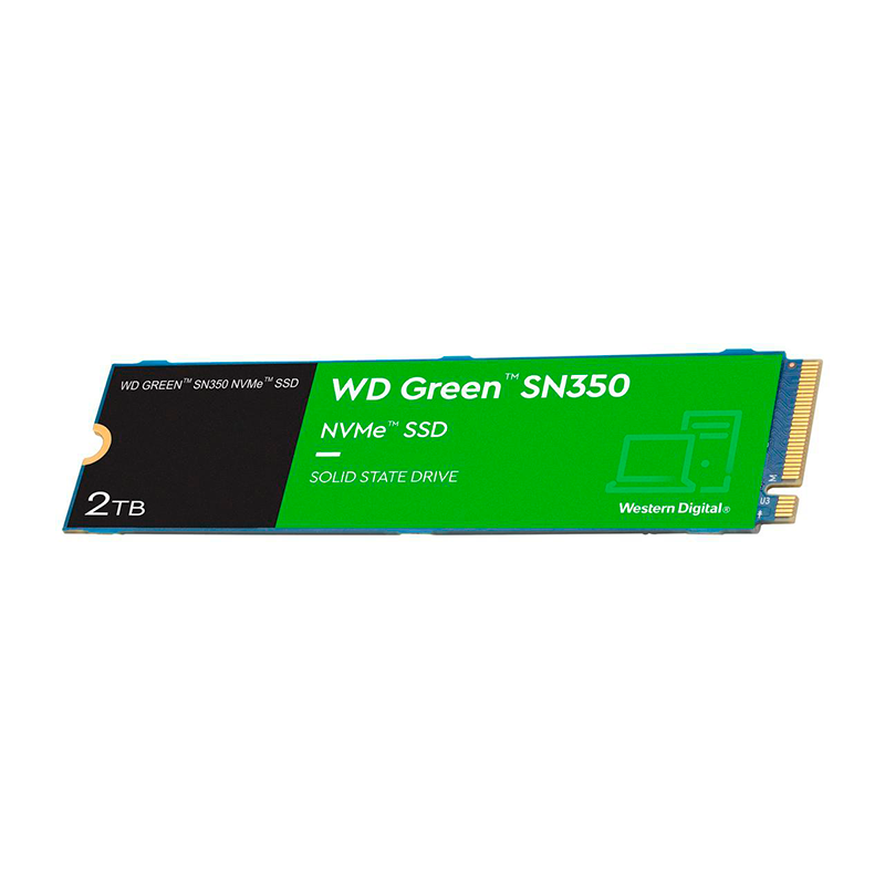 Disco Ssd 2tb Sn350 M.2 Nvme Green Wd
