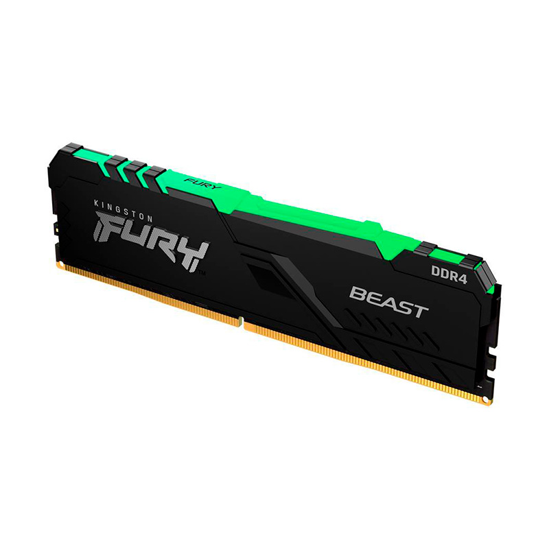 Memoria 16gb 3200mhz Fury Beast Black Rgb Kingston
