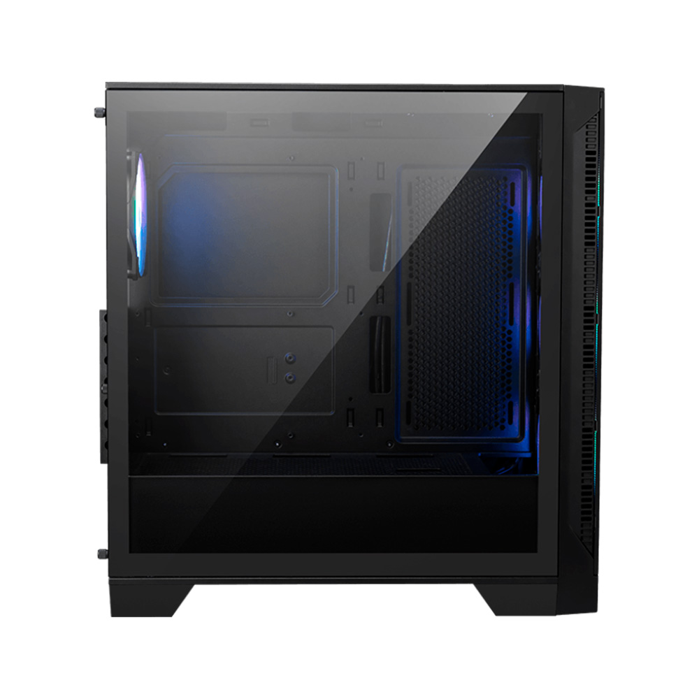 Gabinete Mag Forge 320r Airflow Tg Black Argb 4 Fans Msi