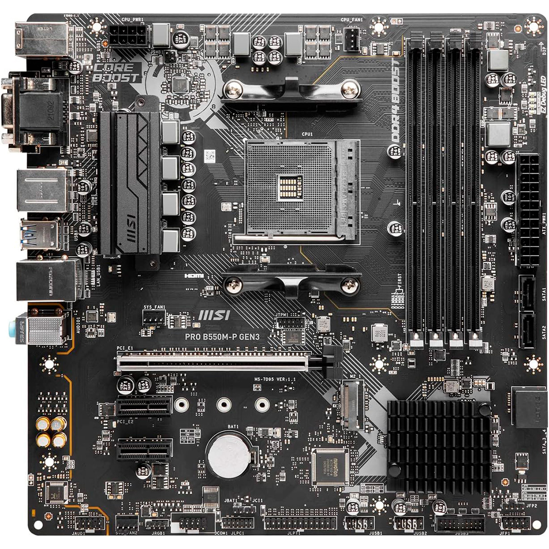 Mother Pro B550m-p Gen3 Msi Am4