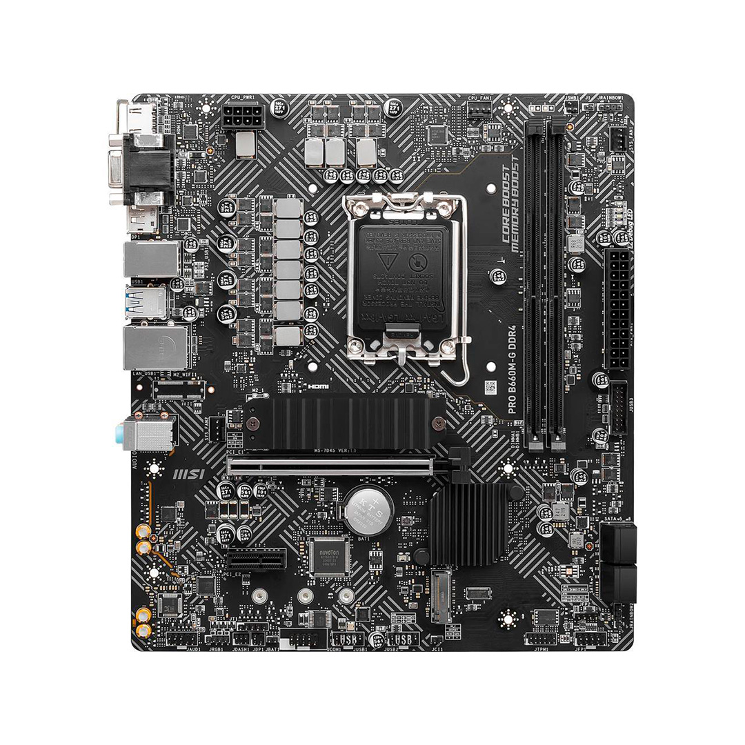 Mother Pro B660m-g Ddr4 Msi 12gen