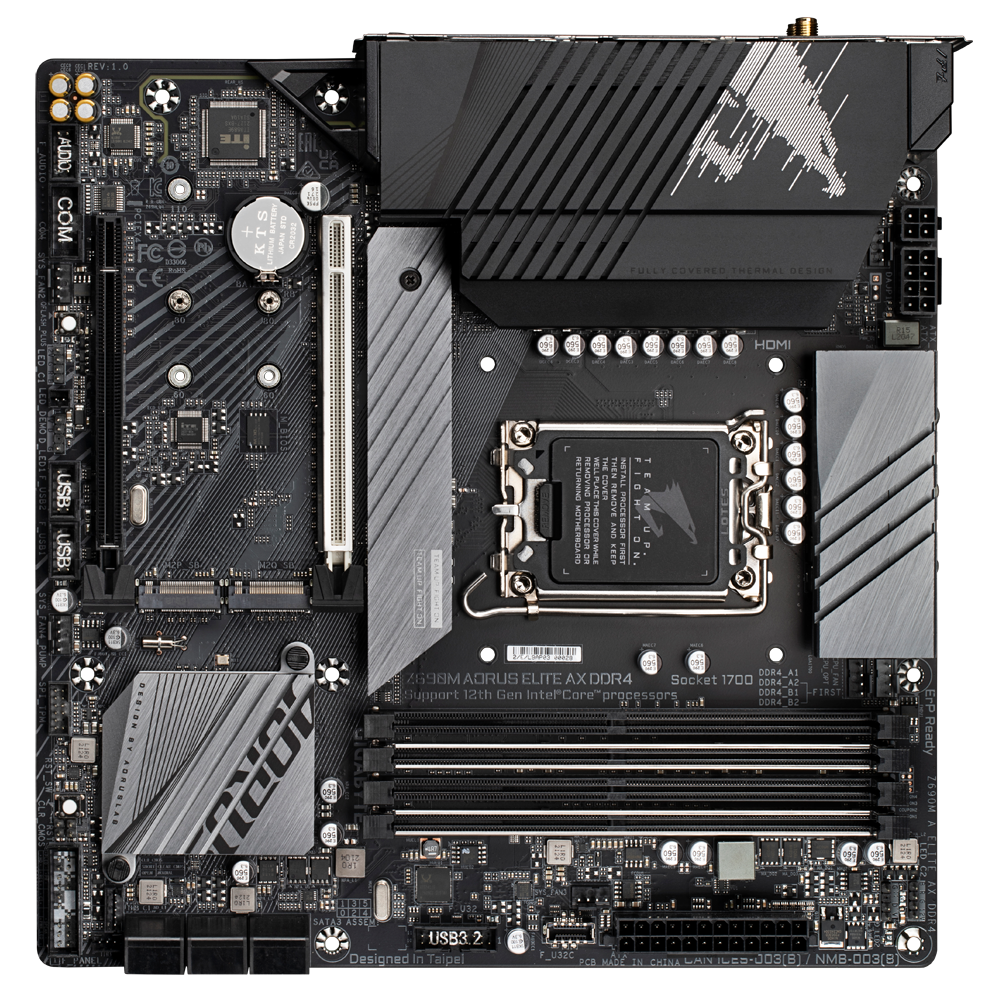 Mother Z690m Aorus Elite Ax Ddr4 Gigabyte 12gen