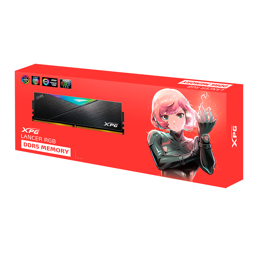 Memoria 32gb 5600mhz Ddr5 Xpg Lancer Rgb Black Adata