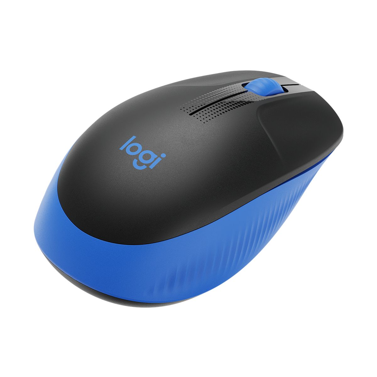 Mouse M190 Wireless Black Blue Logitech