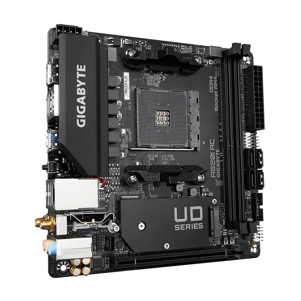 Mother A520i Ac Wifi Itx Gigabyte Am4