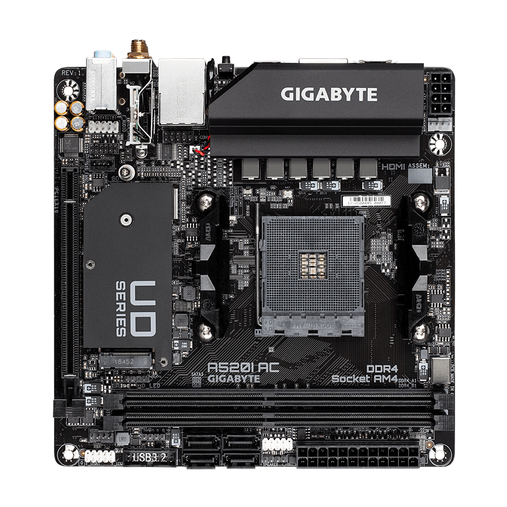 Mother A520i Ac Wifi Itx Gigabyte Am4